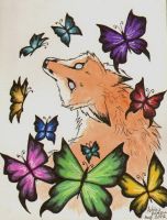 Surrounded By Butterflies